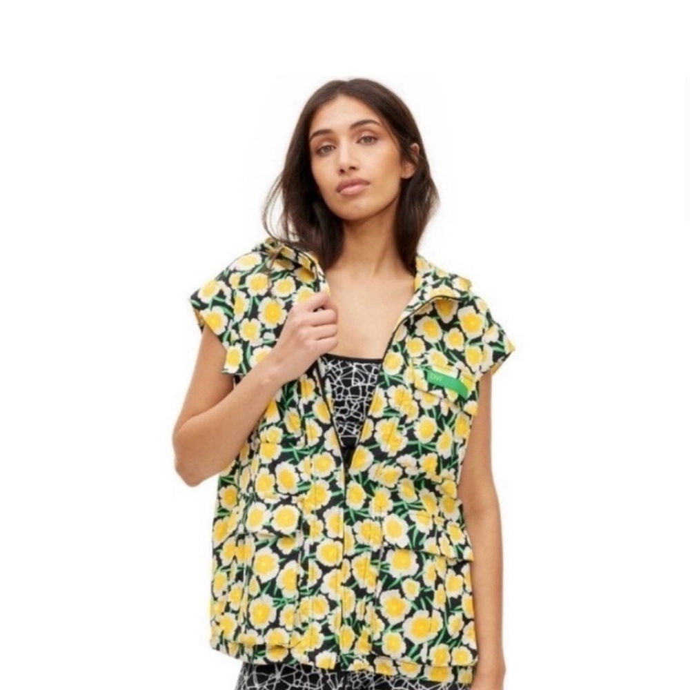 DIANE VON FURSTENBERG TARGET  Poppy Cap Sleeve Packable Vest - Picture 3 of 11
